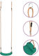 vidaXL Plastic Hanging Swing Green