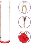 vidaXL Plastic Hanging Swing 17x180cm Red