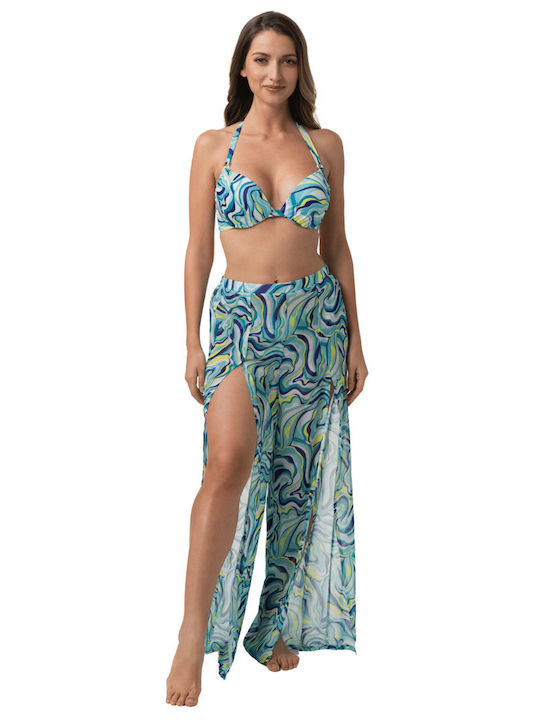 Dorina Delmonico Γυναικεία Παντελόνα Παραλίας σε Μπλε χρώμα