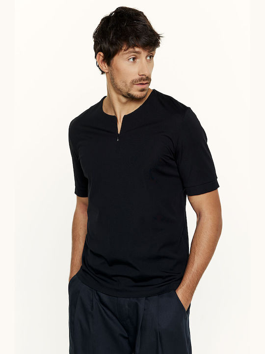 Edward Jeans Men's Short Sleeve T-shirt Black