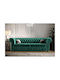 Country Max Three-Seater Couch Petrol Blue 220x95x72 cm