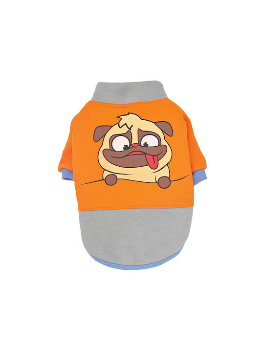 Glee Sweatshirt Hund in Orange Farbe M 30cm.