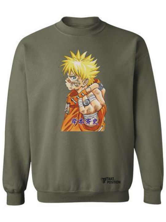 Takeposition Damen Sweatshirt Naruto Khaki