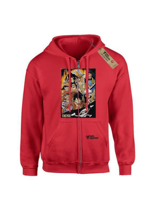 Takeposition Z-cool Hooded Jacket One Piece Red