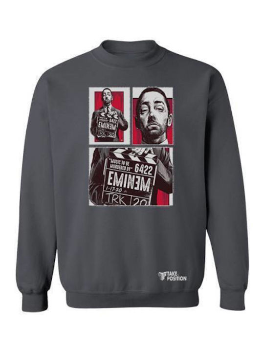 Takeposition Γυναικείο Φούτερ Eminem Γκρι