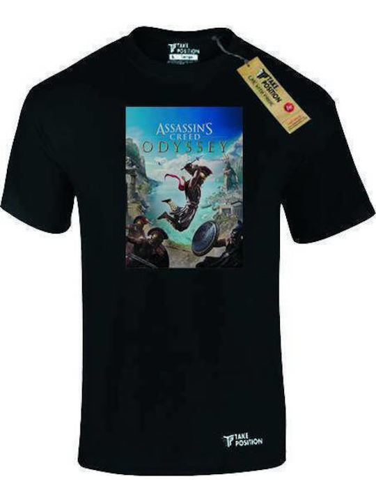 Takeposition T-shirt Assassin's Creed σε Μαύρο χρώμα
