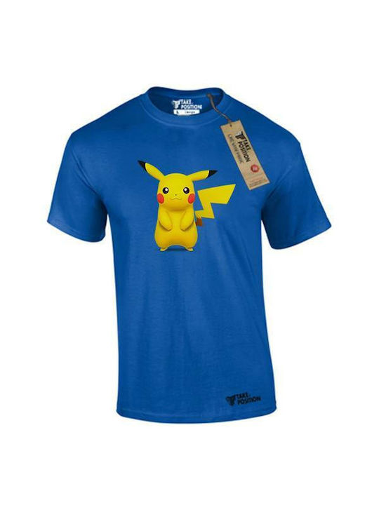 Takeposition T-shirt Pikachu σε Μπλε χρώμα