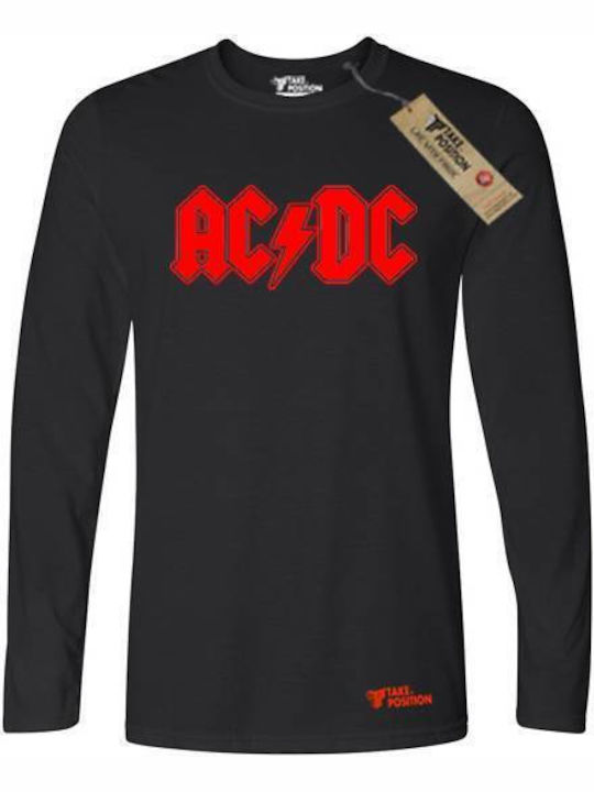 Takeposition Bluse AC/DC Schwarz