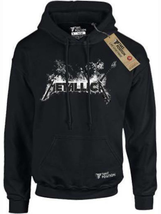 Takeposition Damen Kapuzenpulli Metallica Schwarz