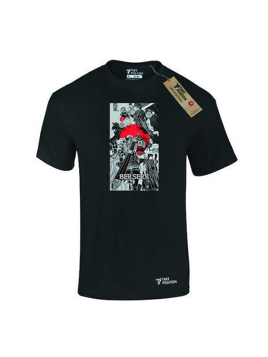 Takeposition T-shirt Berserk Diary σε Μαύρο χρώμα