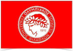 Mannschaftsfahne Netzstempel Olympiacos FC 50x75cm