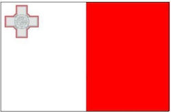 Office flag of Malta 18x25cm