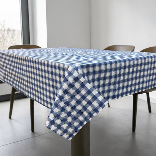 Linea Home Tischdecke Blau 140x140cm