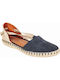 MARILA Espadrilles Blau Leder 748-22054