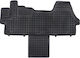 Rezaw Plast Kofferraummatten Wannenartig 1Stück aus Gummi für Peugeot Boxer Fiat Ducato Citroen Pullover 2006+ Schwarz