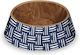 Tarhong Indigo Oasis Large Plastic Food Bowl for Dog & Cat 1.124lt