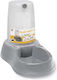 Stefanplast Break Reserve Automatic Plastic Bowl with Container Water for Dog & Cat 6.5lt 30cm in Gray Color