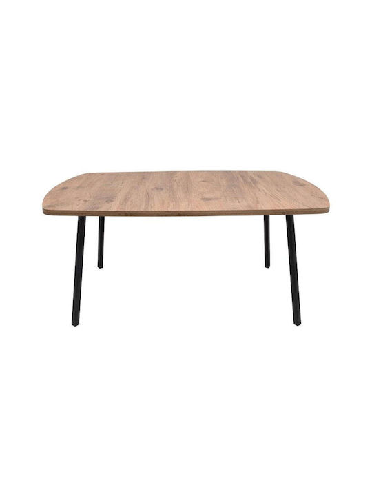 Rectangular Wooden Coffee Table Oak L100xW65.5xH44cm