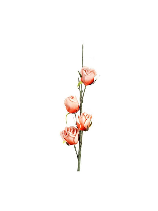 Artekko Artificial Decorative Branch Rose Orange 88cm 1pcs