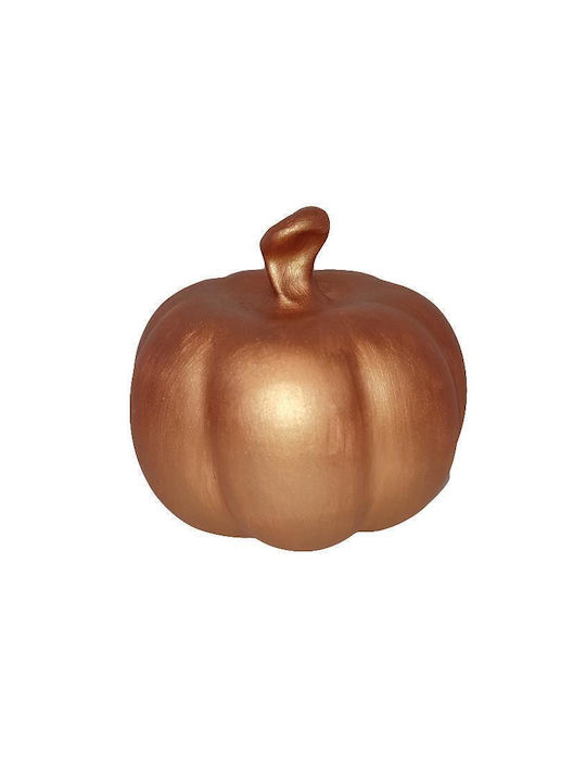 Handmade ceramic pumpkin bronze 10x10cm