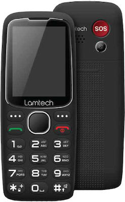 Lamtech Tiny L II Dual SIM Κινητό με Μεγάλα Κουμπιά Μαύρο