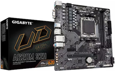 Gigabyte A620M S2H (rev. 1.0) Motherboard Micro ATX με AMD AM5 Socket