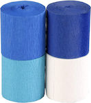 Strips for piñata 5cm x 10m 4 colours blue