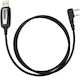 Retevis Cable Microphone USB to 2 pin C9018A for programming transceivers 1m (C9018A) 1pcs