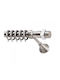 Anartisi Metallisch Vorhangstange S11 Einfach Φ25mm 200cm Nickel Satin