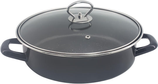 Rosberg Βαθιά Ανοξείδωτη Κατσαρόλα 28cm