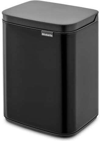 Brabantia Κάδος Small Bo Απορριμμάτων Πλαστικός Μαύρος 4lt