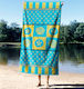 Cokitex Beach Towel Cotton Light Blue 160x86cm.