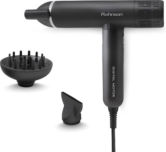 Rohnson Electra Ionic Professional Hair Dryer with Diffuser 1900W