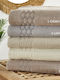 Whitegg Bath Towels Set 3 pcs Urania Brown Weight 500gsm