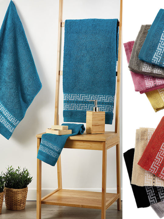 Whitegg Bath Towel Daphne 100x150cm Black Weigh...