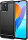 Techsuit 5G 70 Lite Techsuit Carbon Back Cover Σιλικόνης Μαύρο (Honor X6)