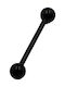Poco Loco Piercing Barbell Tongue Made of Black Titanium