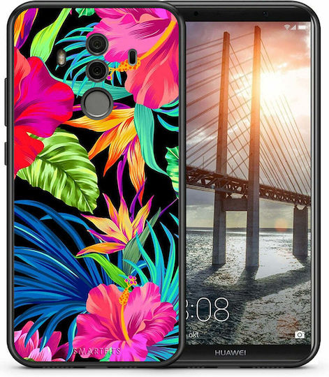 Smartfits Tropical Flowers Back Cover Πλαστικό Πολύχρωμο (Huawei Mate 10 Pro)