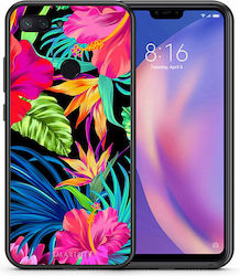 Smartfits Tropical Flowers Πολύχρωμη (Xiaomi Mi 8 Lite)