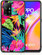 Smartfits Tropical Flowers Back Cover Plastic / Silicone Multicolour (Oppo A94) 7522699215003_42928310026395