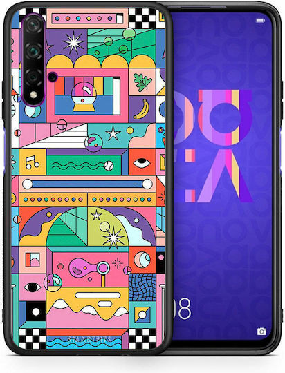 Smartfits Bubbles Soap Back Cover Πλαστικό Πολύχρωμο (Huawei Nova 5T / Honor 20 / Honor 20)