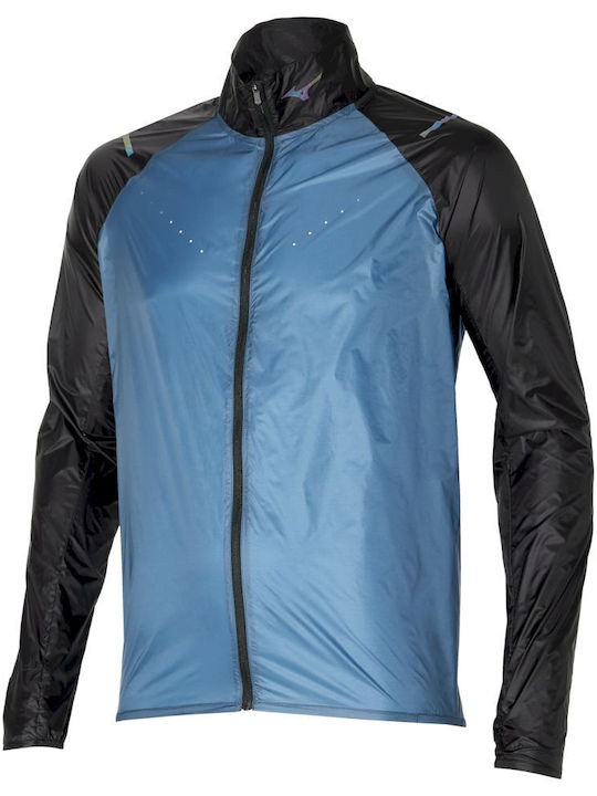 Aero Sportjacke Winddicht Blau