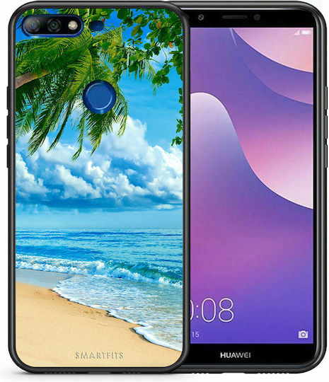Smartfits Plastic Multicolour Back Cover (Huawei Y7 2018/Y7 Prime 2018)