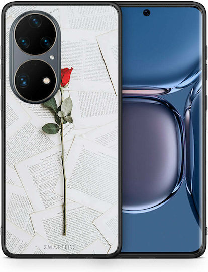Smartfits Rose Back Cover Silicone White (Huawei P50) 7376606101659_42428453322907