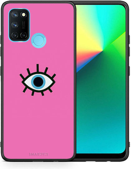 Smartfits Eye Back Cover Plastic Roz (Realme 7i)