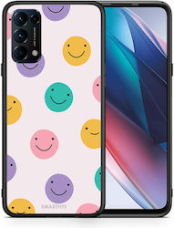 Smartfits Smiley Faces Mehrfarbie (Oppo Find X3 Lite)