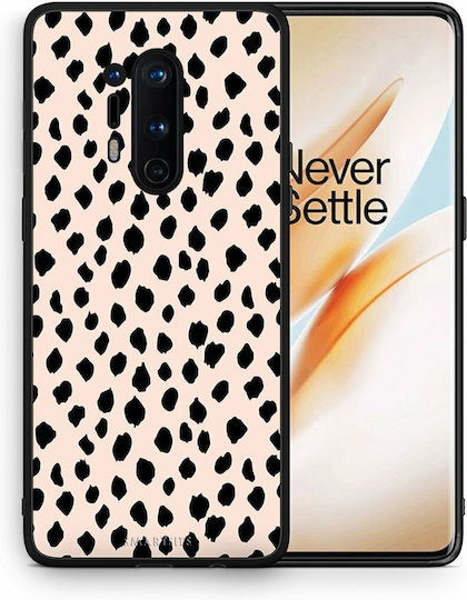 Smartfits Polka Dots Back Cover Πλαστικό Μαύρο (OnePlus 8 Pro)