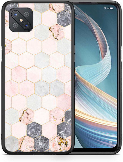 Smartfits Back Cover Πλαστικό / Σιλικόνης Ροζ (Oppo Reno4 Z)