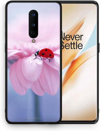Smartfits Ladybug Flower Back Cover din Silicon Multicolor (OnePlus 8)