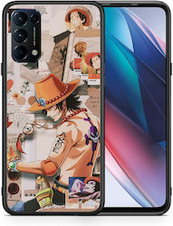 Smartfits Anime Collage Mehrfarbie (Oppo Find X3 Lite)